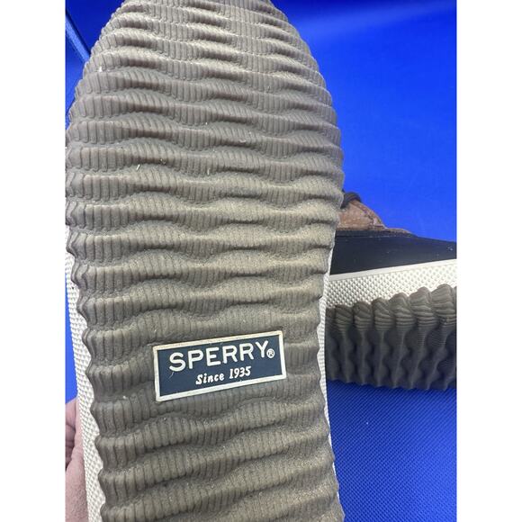 Sperry Breakwater Duck Boots Tan Brown Size 7.5 M Waterproof Memory Foam Comfort - Picture 8 of 14